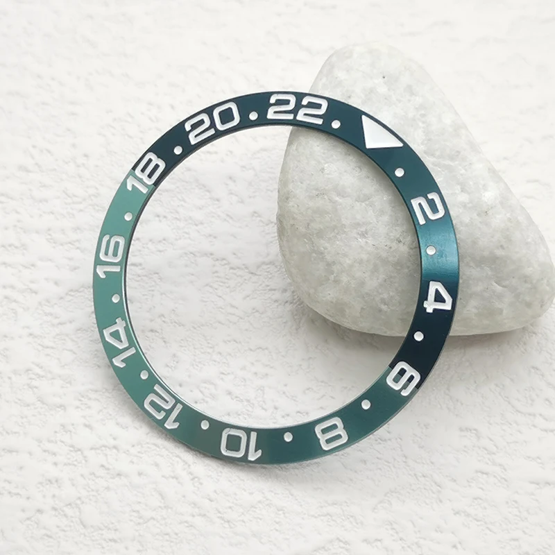 Aluminum Sloped Bezel Insert for Diver's Style Mechanical Watch Repair