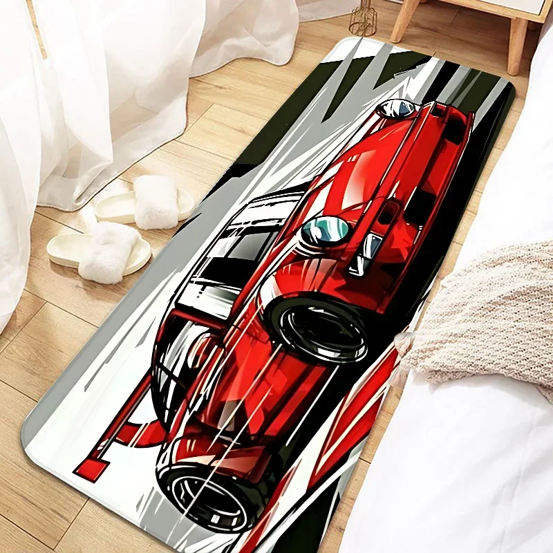 Racing Non-Slip Area Rug 1