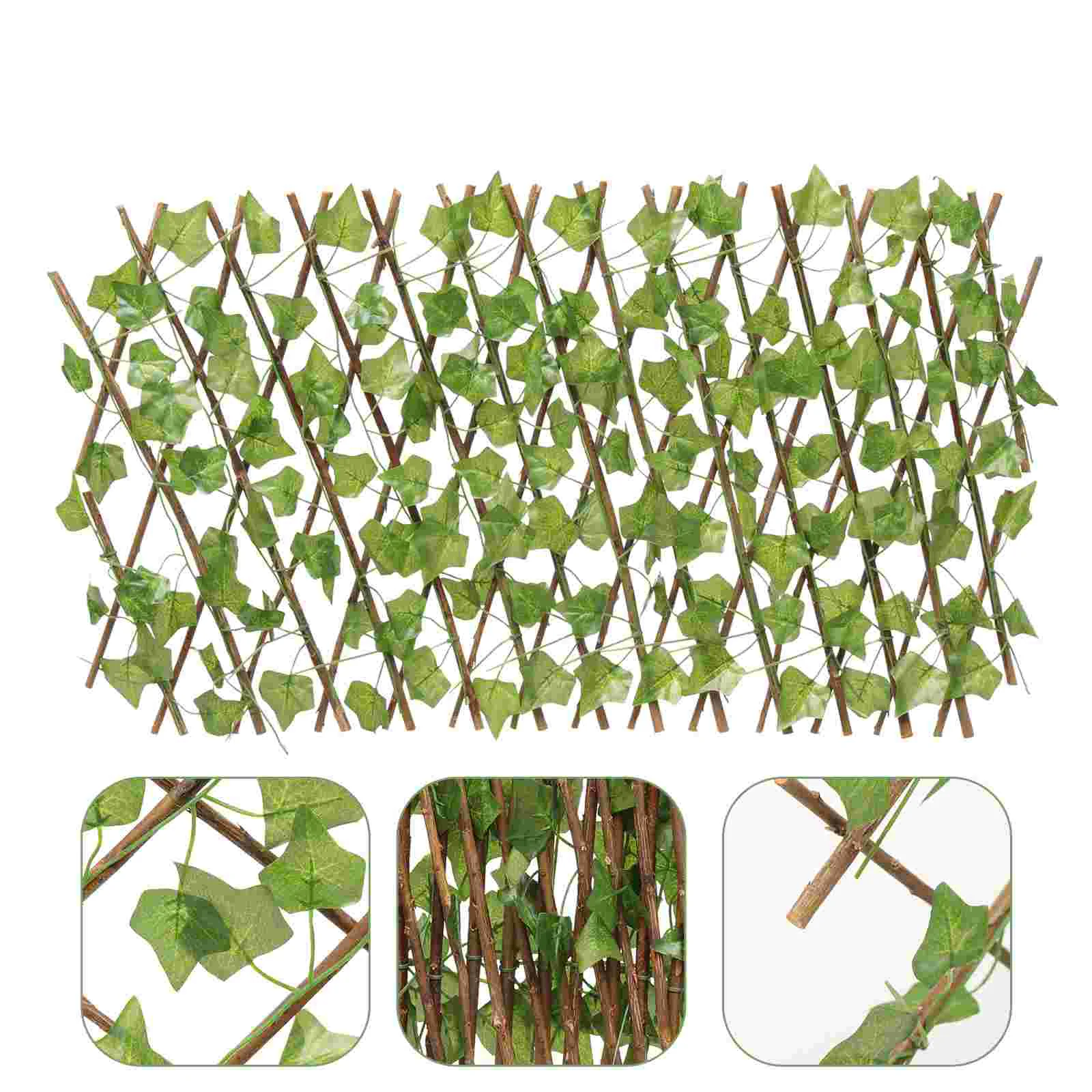 

Fence Privacy Screen Artificial Ivy Hedge Leaves The Garden Leaf Topiary ABS Plants