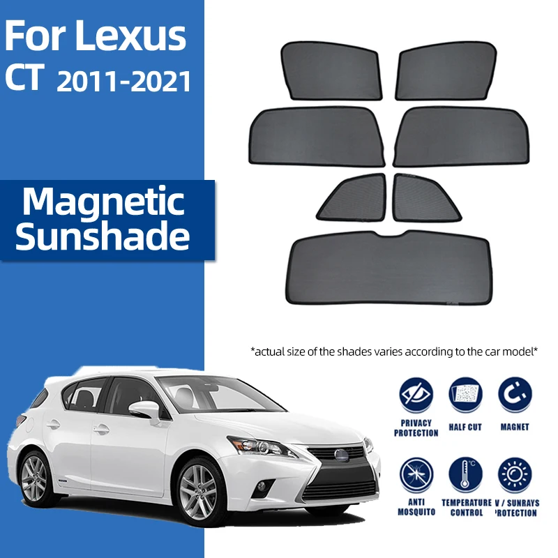 For Lexus CT 200H 2011-2022 CT200H Magnetic Car Sunshade