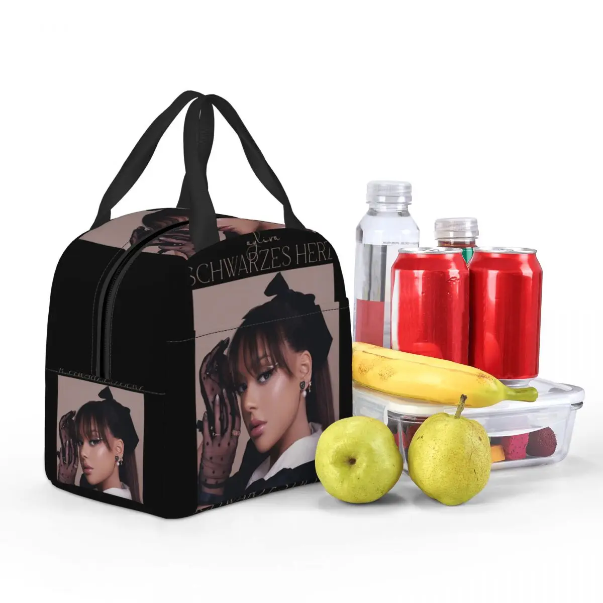 Custom Music Singer Ayliva Insulated Lunch Bag for Women Waterproof Cooler Thermal Lunch Box Office Picnic Travel 6