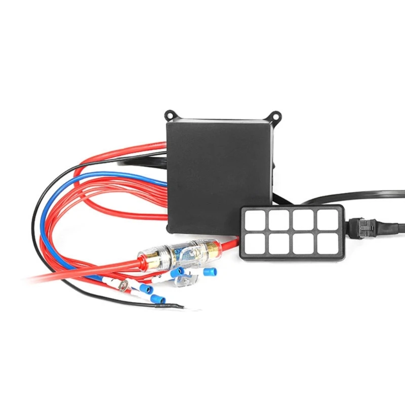 

Touch Panel with 8 Gang Box 12V/24V Control Relays Auto Dimmable