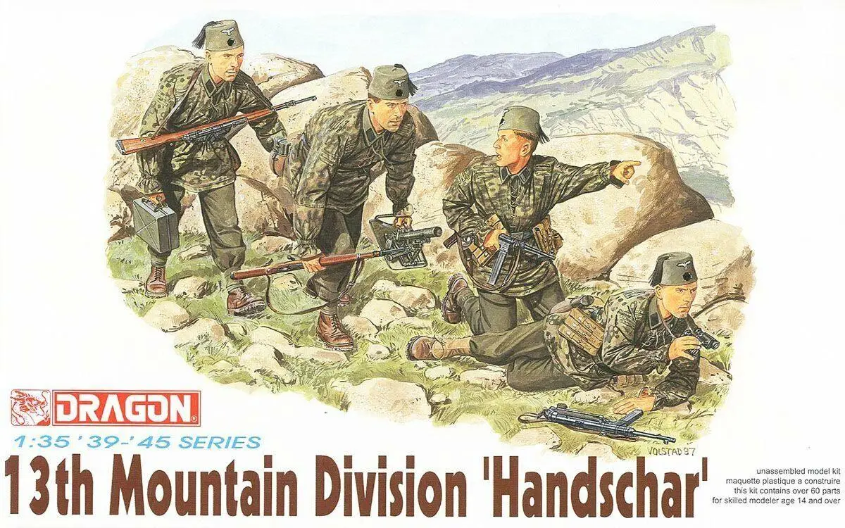 

Набор моделей DRAGON 6067 1/35 13-е горное деление «Handschar»