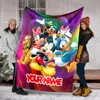 (Memo U Name) Mickey Mouse and Friends Printed Blanket Can Be Custom with Name, Soft and Warm, Suitable for Home, Office, Car 5