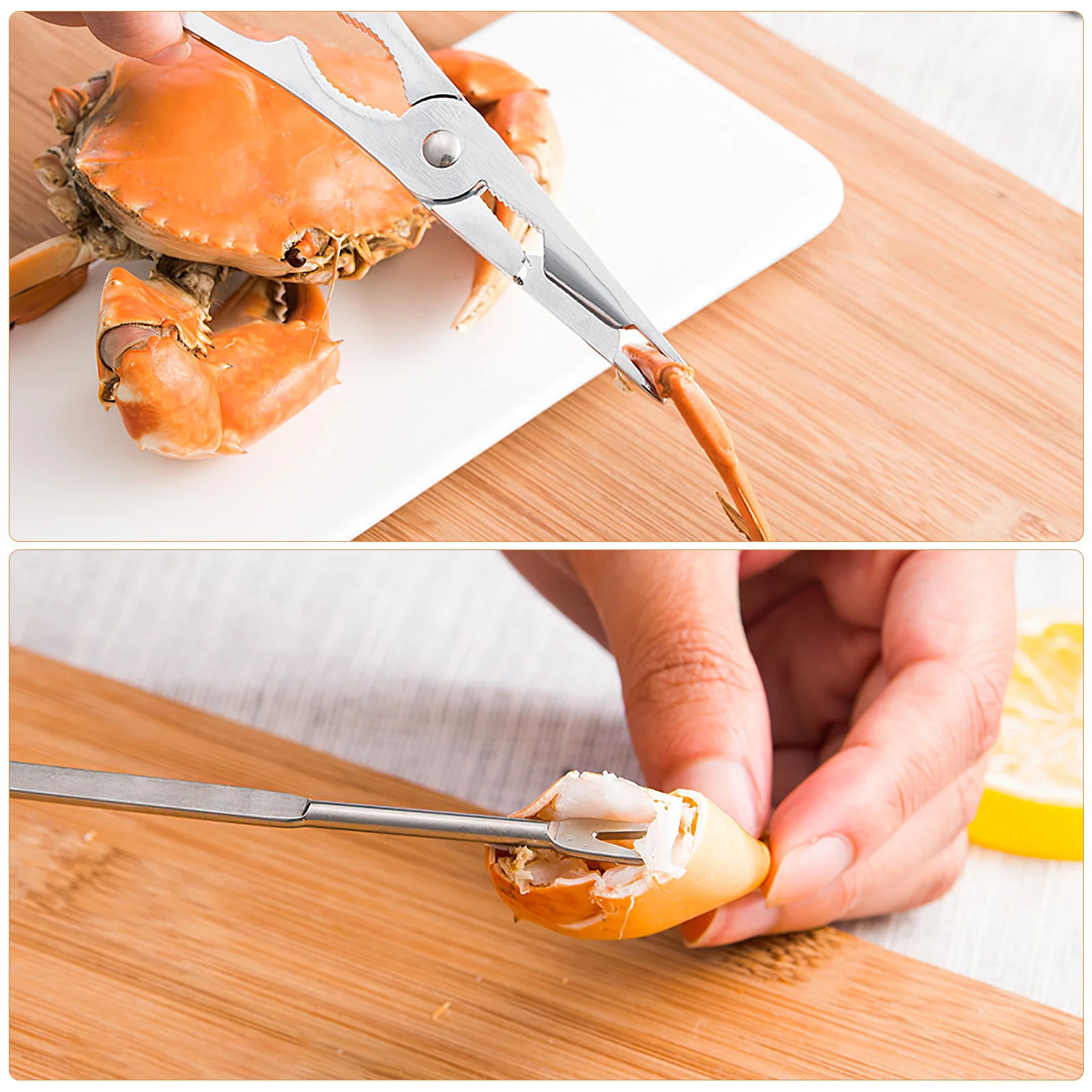 Shell Heavy Crab Claw Tool Set Nutcracker Crackers Stainless Steel Zinc Alloy Kitchen Accessories crab sheller,crab nut sheller