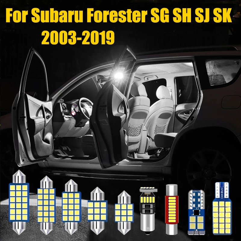 

For Subaru Forester SG SH SJ SK 2003-2007 2008 2009 2010 2011 2012 2013 2014 2015 2016 2017 2018 2019 Car LED Lights Accessories