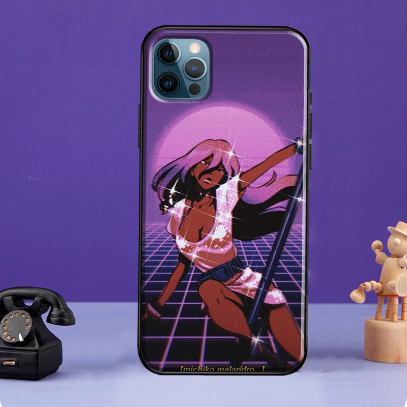 Michiko To Hatchin Michiko Malandro Silicone Case For iPhone 13 Mini 11 12 Pro Max 7 8 Plus X XR XS Max SE 2020 Phone Shell iphone 11 phone case