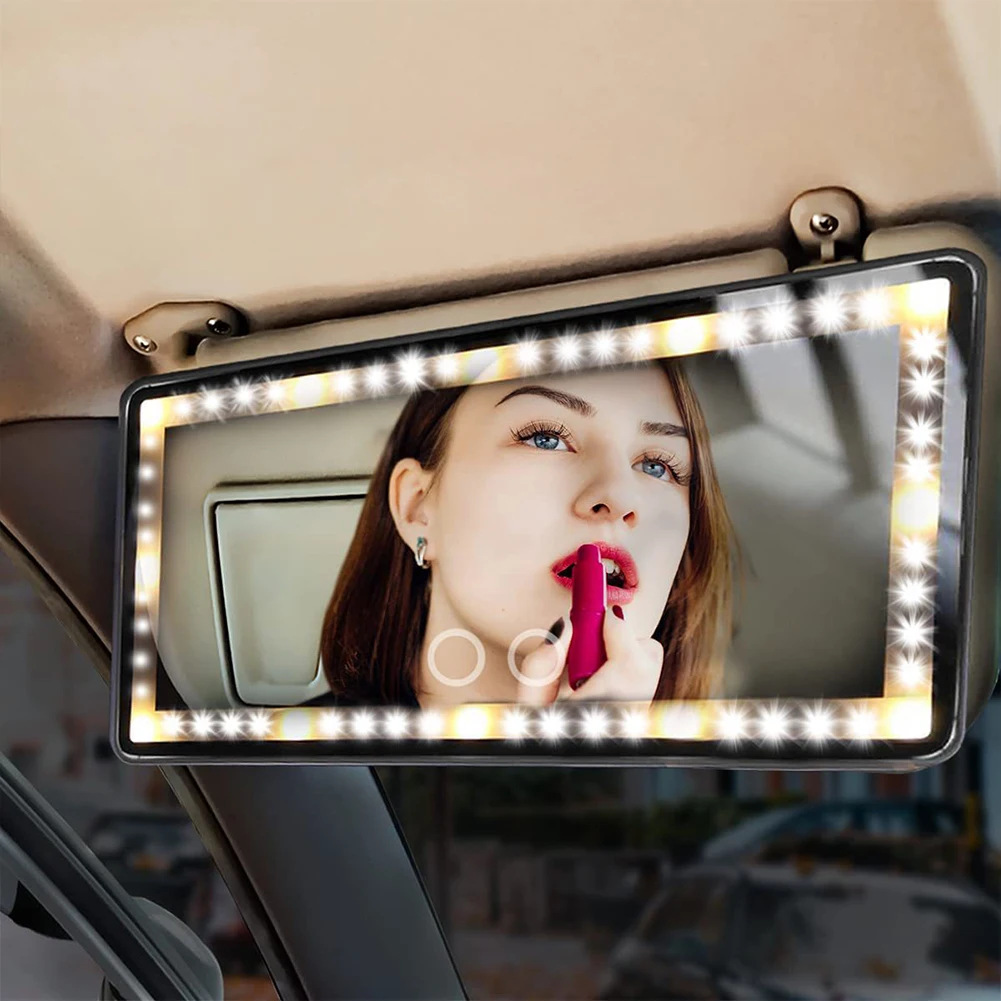 CarSunVisorVanityMirrorMakeupMirror1500MAh3LightModes60LEDsCosmeticMirrorFor.jpg