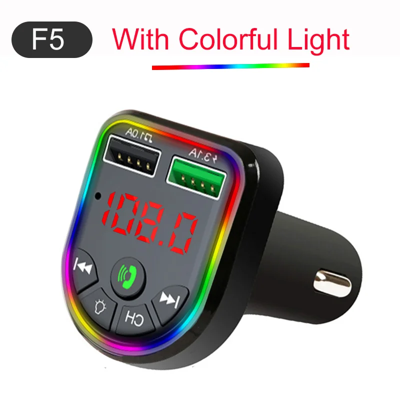 Car Stereo Bluetooth bluetooth 5.0 Car Stereo Fm Transmitter With