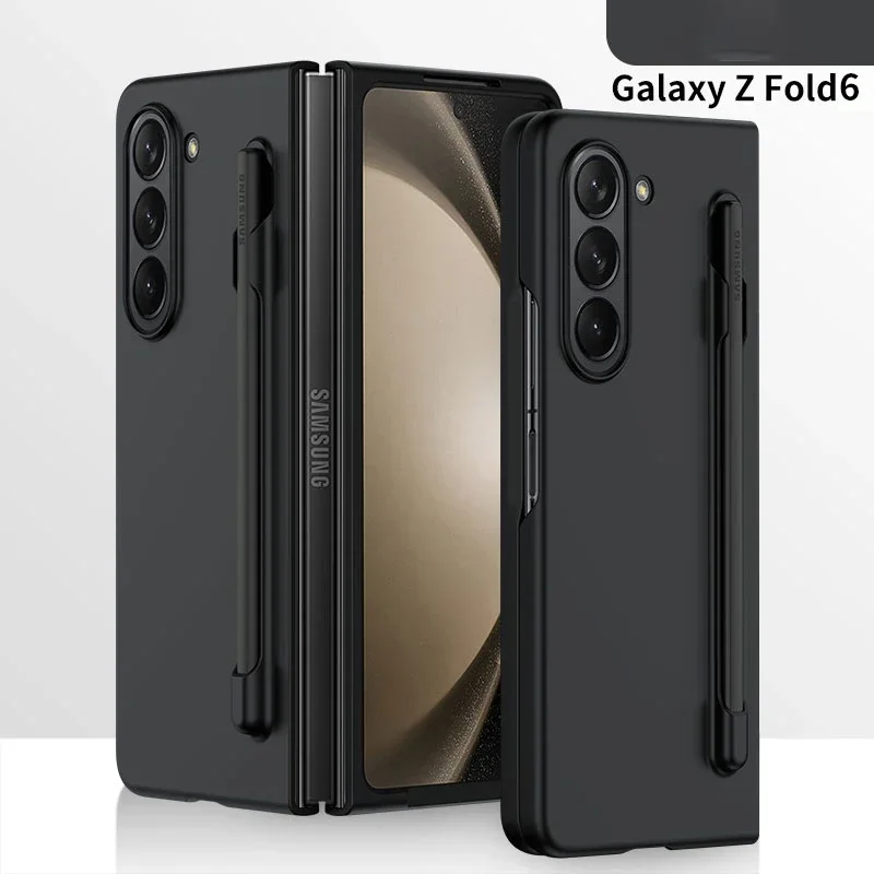 Set 3in1 Matte Case for Samsung Galaxy Z Fold 6 5 Fold5 Fold6 SPen Slot ...