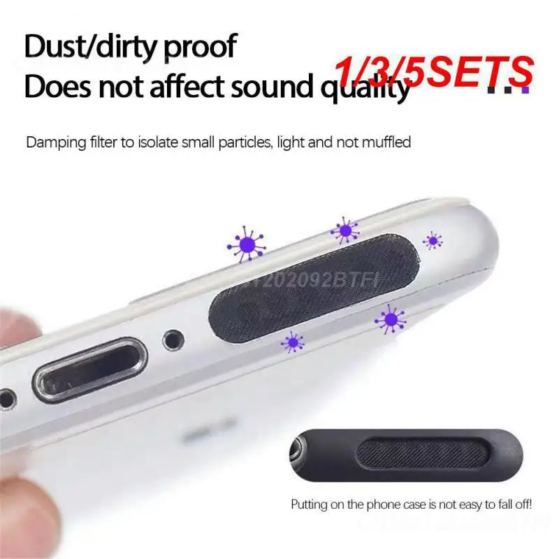 

1/3/5 комплектов, пылезащитная сетчатая гарнитура, аксессуары для телефона, универсальная Очаровательная вязка для динамика