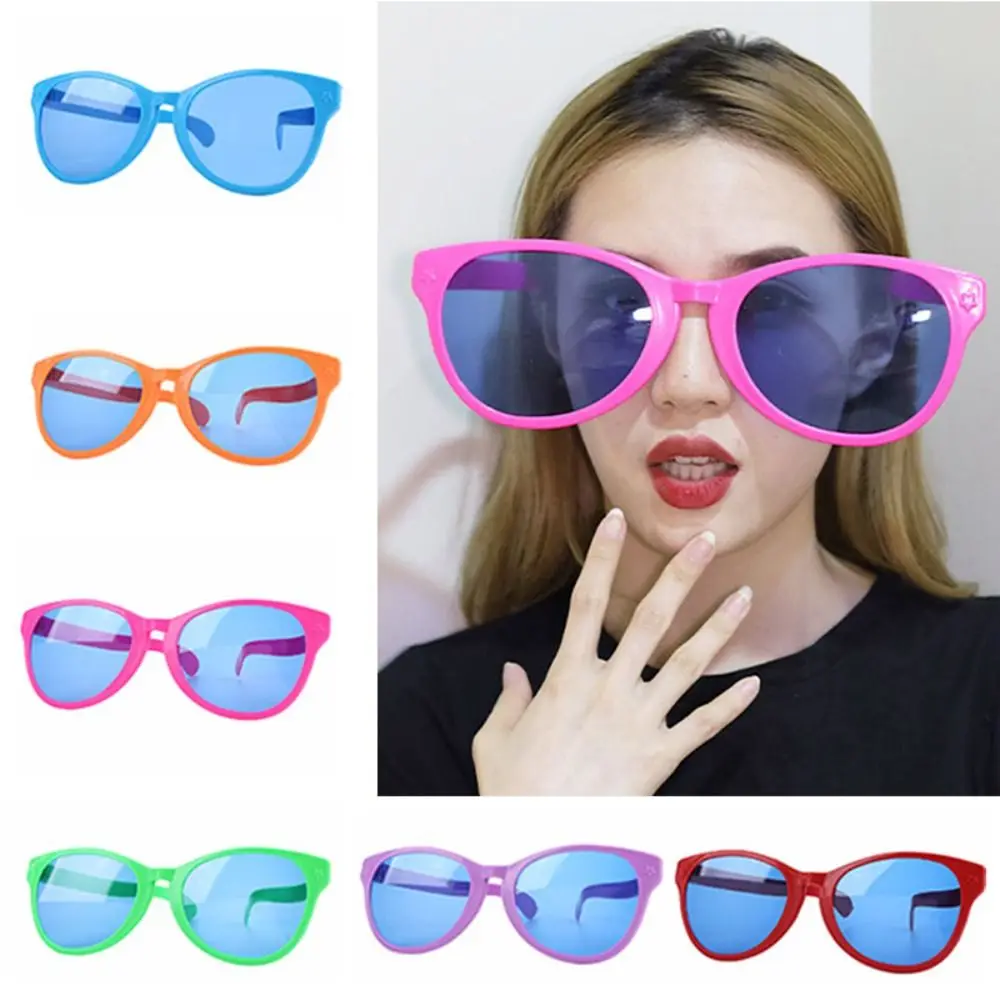 패션 가장 무도회 대형 프레임 파티 소품, 글로우 안경, 쉐이드 스퀘어 안경, 큰 안경