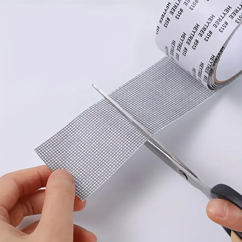 Window Screen Tape 5/10cm Width Window Mosquito Net Repair Tape Self-Adhesive Window Screen Repair Patch Anti-Insect Fly Mesh Broken Holes Tape