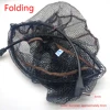 Hand Net Head Aluminum alloy 8mm Screw Folding Dip Net 35/40/45cm Gluing Net Outdoor Fishing Net Tool Accessories 6