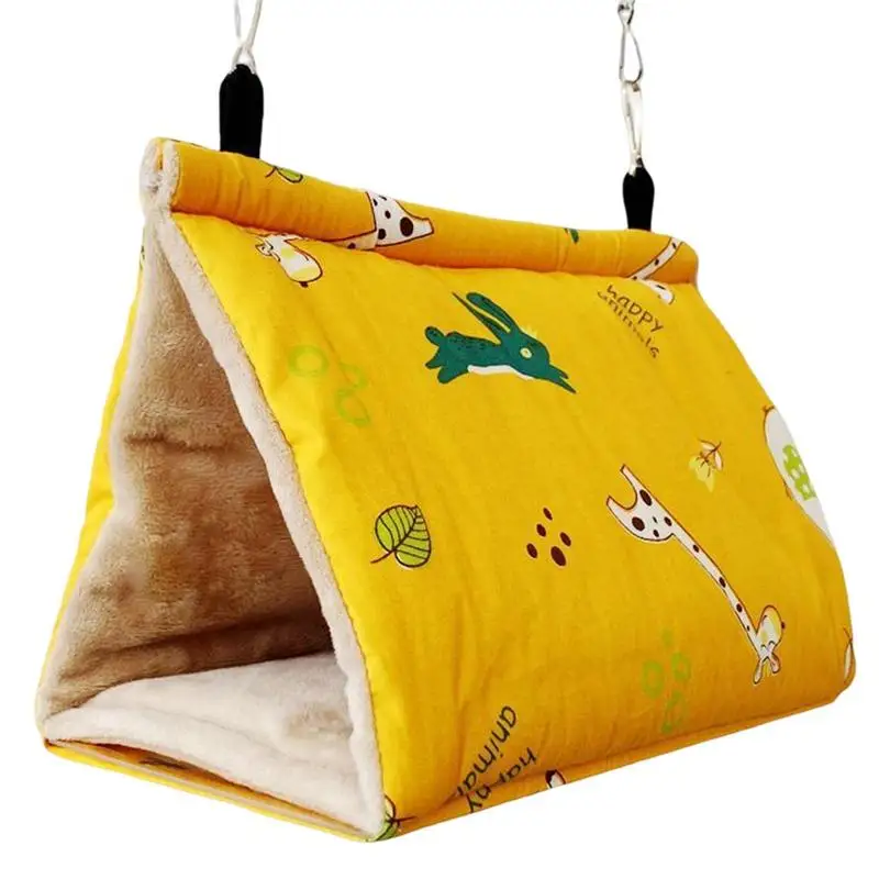 BirdWinterWarmBedLargeFluffyParrotsBirdBedForCageHanging