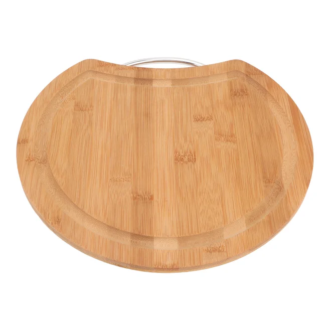 Lavello Da Cucina In Acciaio Inox 304 Per Camper - Rotondo Con Tagliere In Bambù, 360x120 Mm - Foto 9