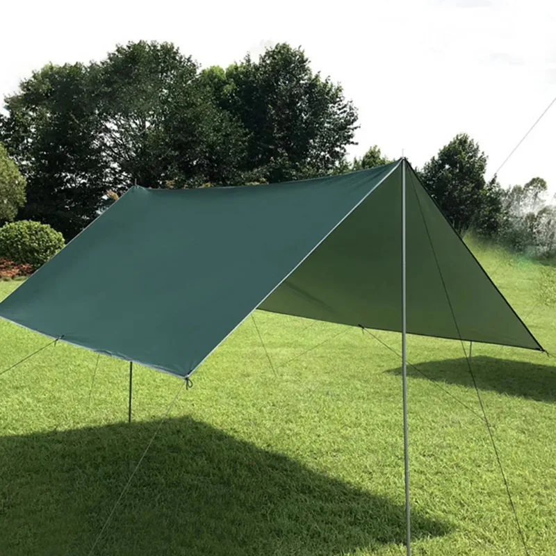 Lightweight camping tent canvas waterproof sunscreen UV resistant camping hiking travel sunshade