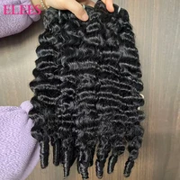 Offres de lots de cheveux humains bouclés birmans 15A, lots de tissages de cheveux vierges bruts vietnamiens, lots de cheveux bouclés en spirale Ocean 2