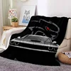 Famous Racing Car SRT Hellcat Demon Dodge Challenger Blanket Home Bedroom Sofa Casual Flannel Shawl Blanket Adult Soft Bed Sheet 5