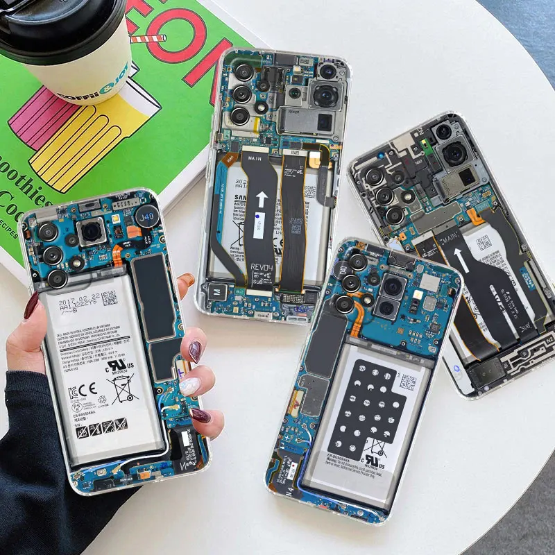 Sleek Circuit Board Design Phone Case - Enhanced Protection and Style