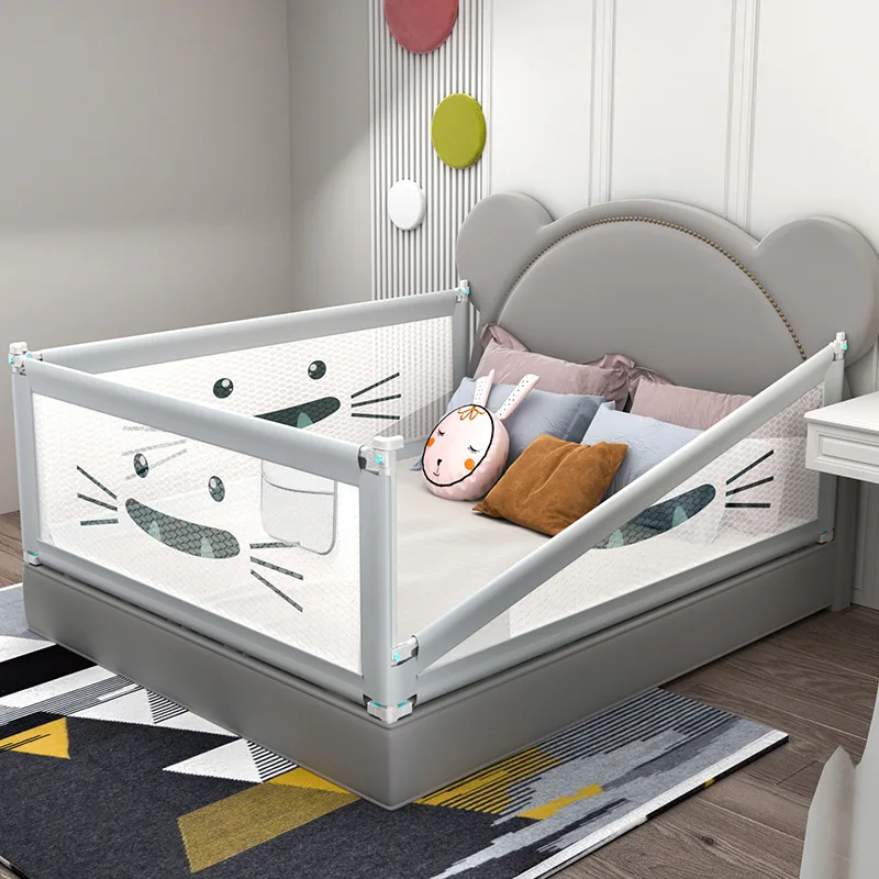 Barrera de cama anticaída para bebé recién nacido, Protector de 180cm para  dormitorio de niños, valla de seguridad para dormir sola, Riel de cama  Protector lateral - AliExpress