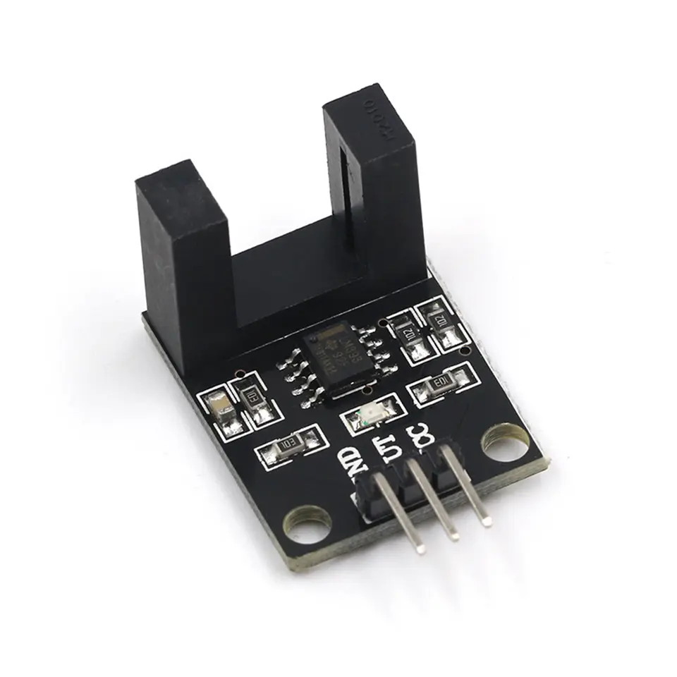 5pcs Beam photoelectric sensor Electric motor counter speed test module LM393 groove coupler module image 2