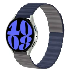 Veelzijdige Siliconen Magnetische Lus Armband Band - 20mm/22mm