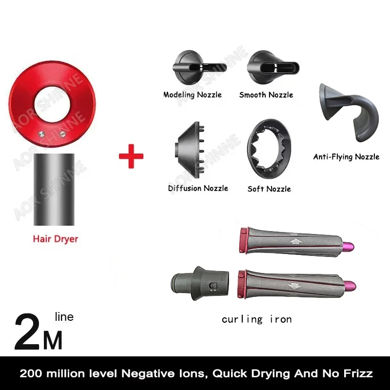 Professional Super Hair Dryer Personal Hair Care Styling Negative ion Salon Tool Constant Anion Electric Leafless Dryers