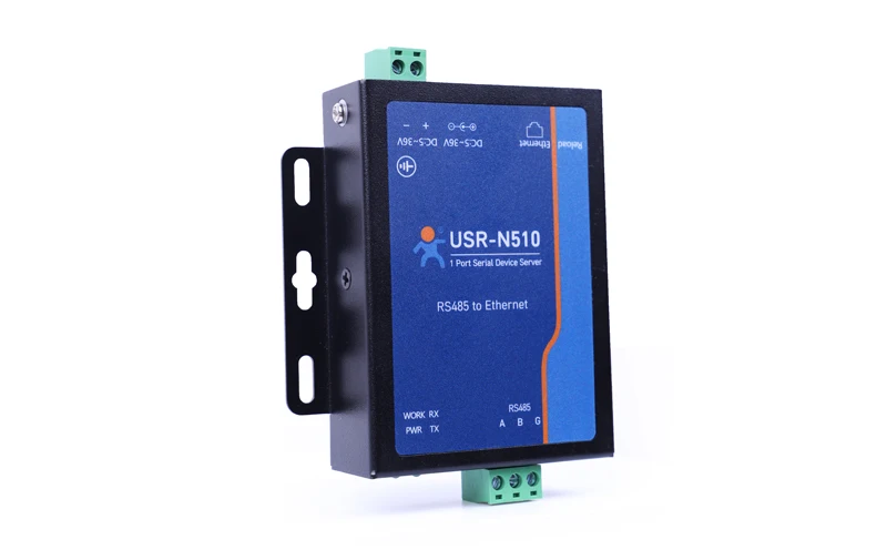 USR-N510 1포트 직렬 RS485 /RS232 /RS422-이더넷 변환기 MQTTS Modbus RTU 게이트웨이
