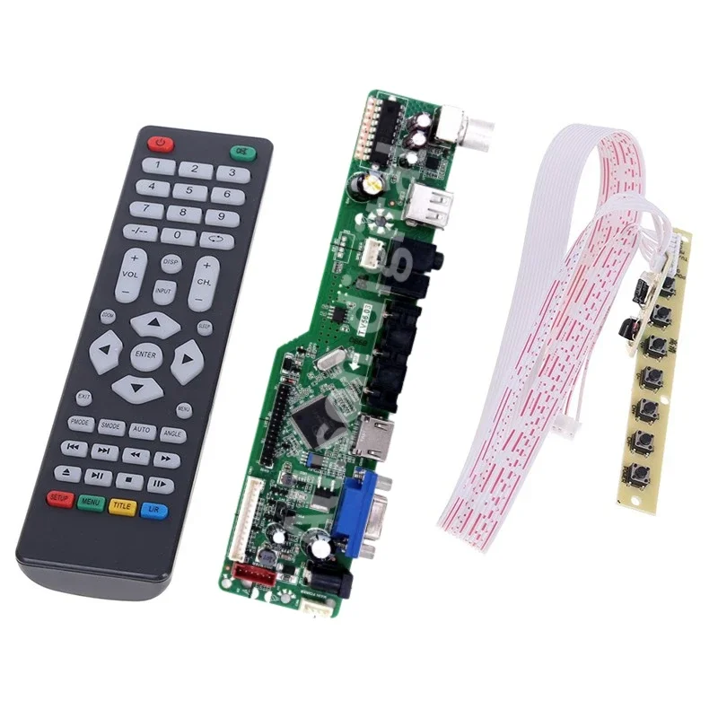 M185BGE-L10 M185BGE-L21 L22 L23 TV+HDMI+VGA+AV+USB LCD LED 스크린 컨트롤러 보드 드라이버 30핀 Lvds용 새 모니터 키트