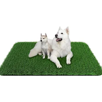 Tappetino igienico per cani con simulazione prato, lavabile, per addestramento, tappetino assorbente per urina, ricambio per toilette per cani, ecologico, antiscivolo, accessorio per animali domestici