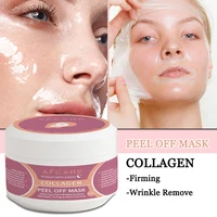 Collagen Peel Off Mask Wrapping Mask Moisturizing Frim Brightening Korean Make Glowy Skin Elasticity Anti Wrinkle Facial Mask