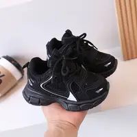 1-6 Year Old Children's Shoes Boys Girls Sports Shoes 2024 Spring New Kids Running Sneakers Fashion Mesh Dad Shoes 2