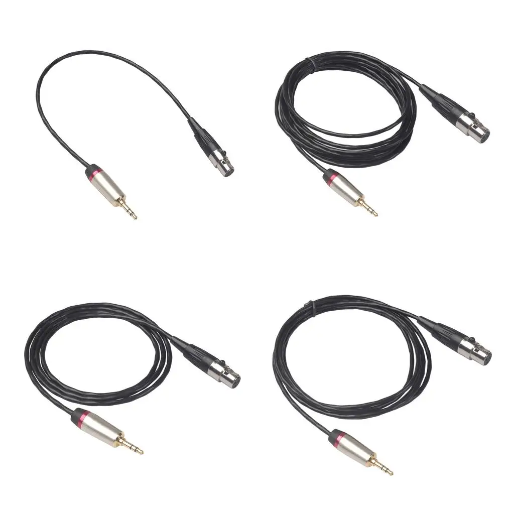3.5mm 스테레오 케이블에서 XLR 암 3핀 수 연결 케이블