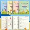 Reusable Magic Copybook Drawing Toys for Children Montessori Pen Control Training Writing Sticker Learning Educational Toy Kids 2