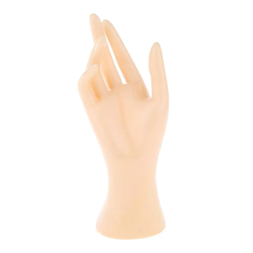 2 Pieces Female Mannequin Hand for Jewelry Bracelet Display SKin Color 