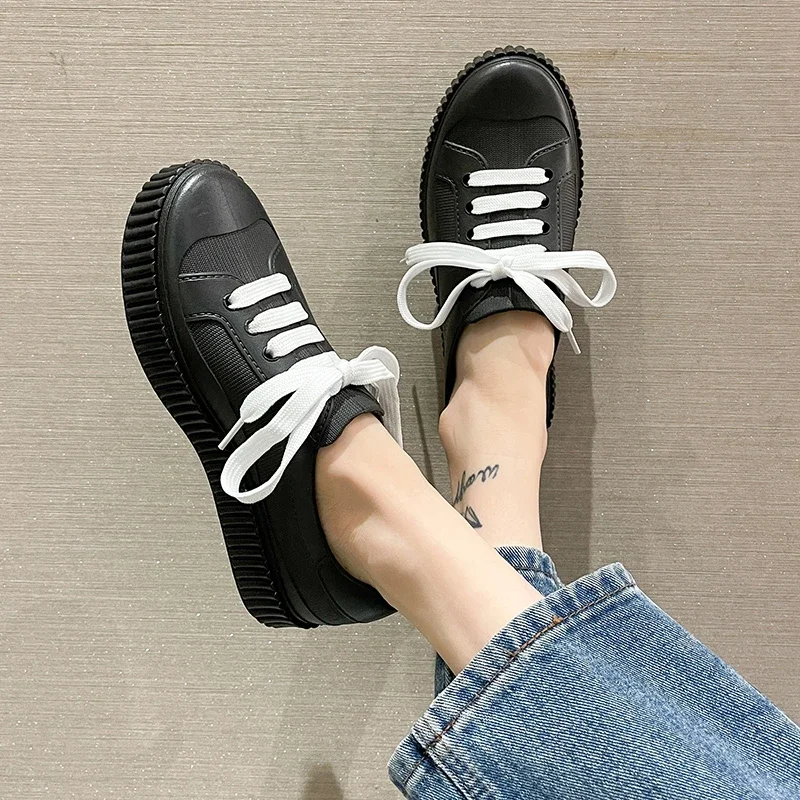 Bright Color Low Top Rain Boots Woman White Laced Up Water Shoes Nice Women's Galoshes Female Waterproof Rainshoes Rain Loafers