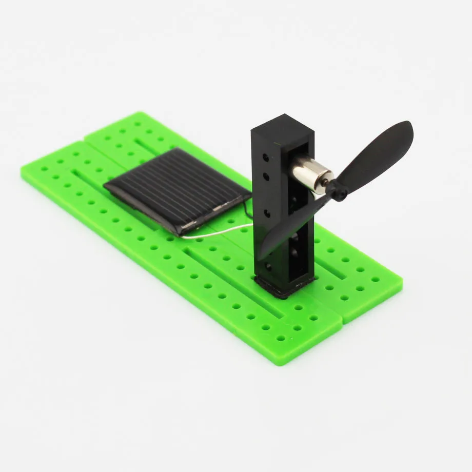 Simple Solar Energy Generation Toys Creative Science Physical Gizmo Assembled Toy Kids Fashion Puzzle Fan Toy 1pcs solar robot kit