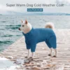 Dog Clothes Soft Fleece Pullover Pajamas For Small Medium Large Dogs Warm Thicken Jacket Pet Jumpsuit Winter Coat 5