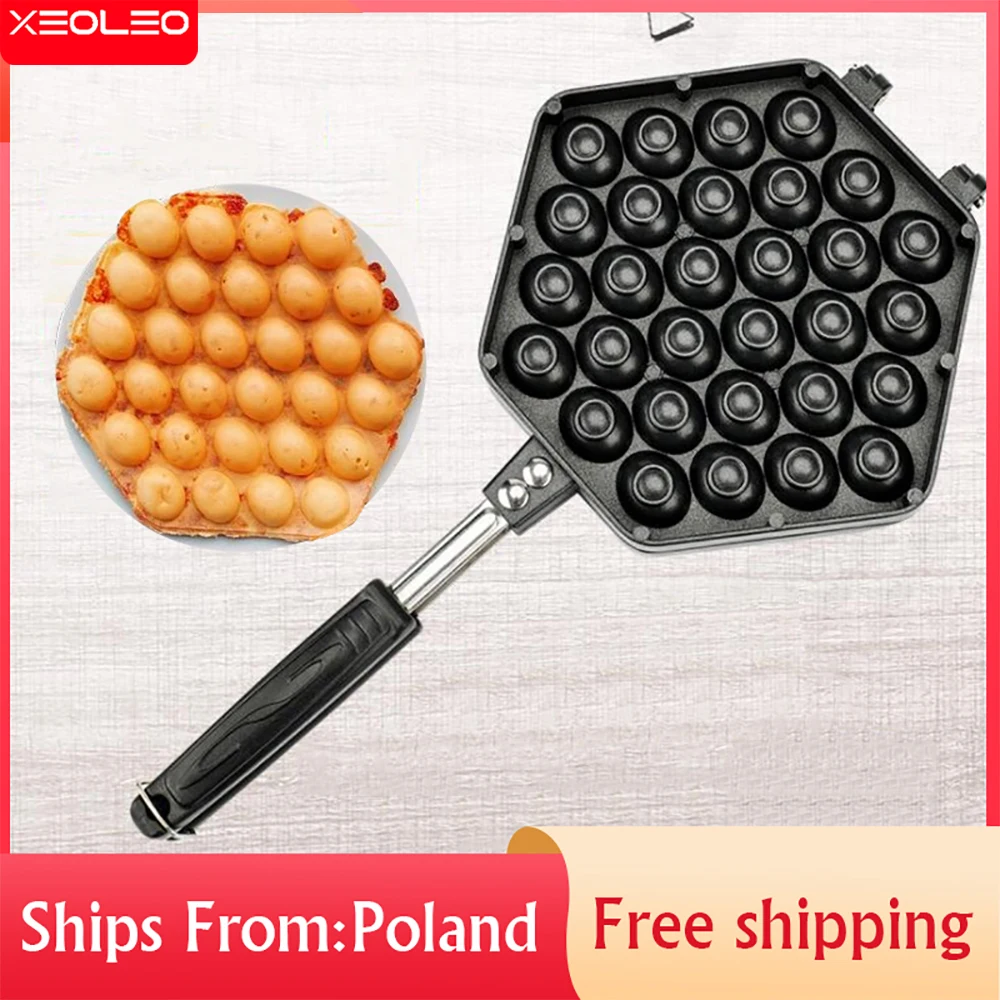 XEOLEO Waffle Maker Mould Hongkong Waffle Machine Egg Puffs Mould