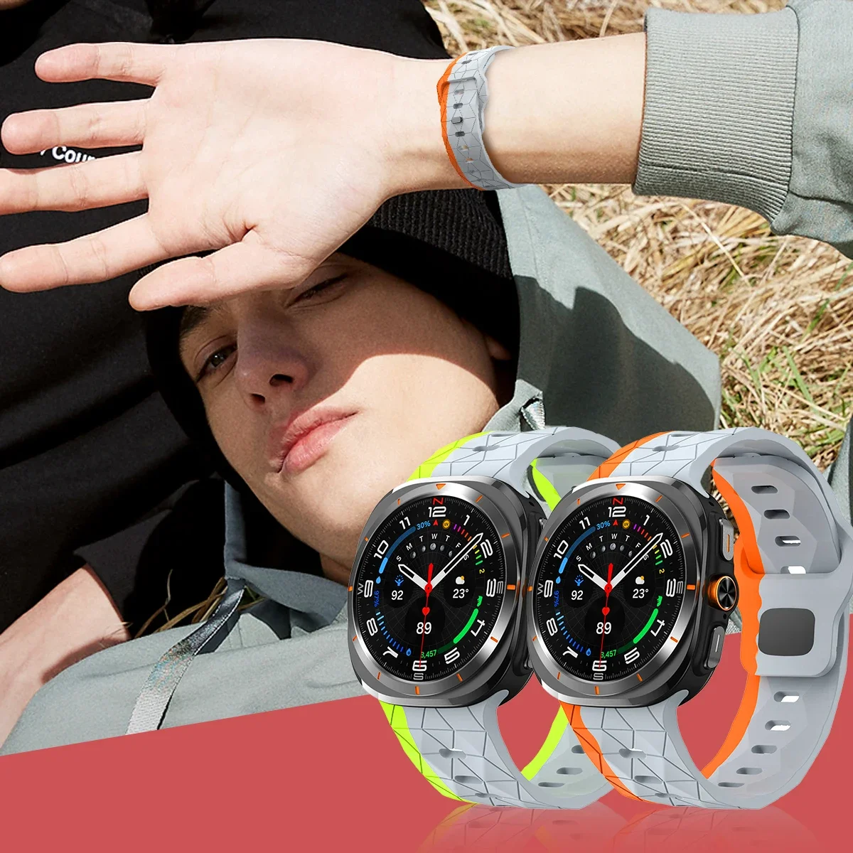 Sport Silicone Bracelet Strap - Enhanced Design