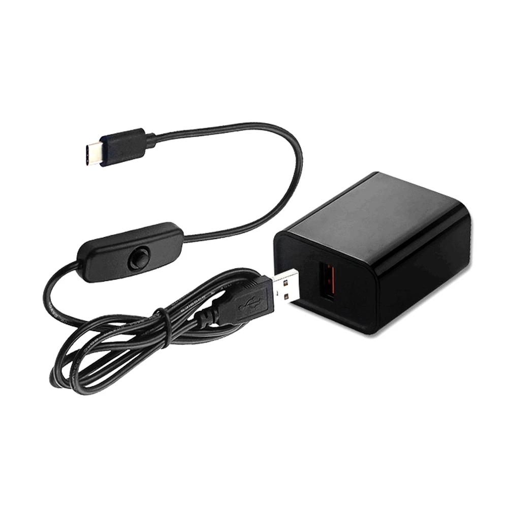 

For Raspberry Pi 4 Power Supply 5V 3A DC Power Adapter USB Type C USB Cable With ON/OFF Switch For Raspberry Pi 4 Model B