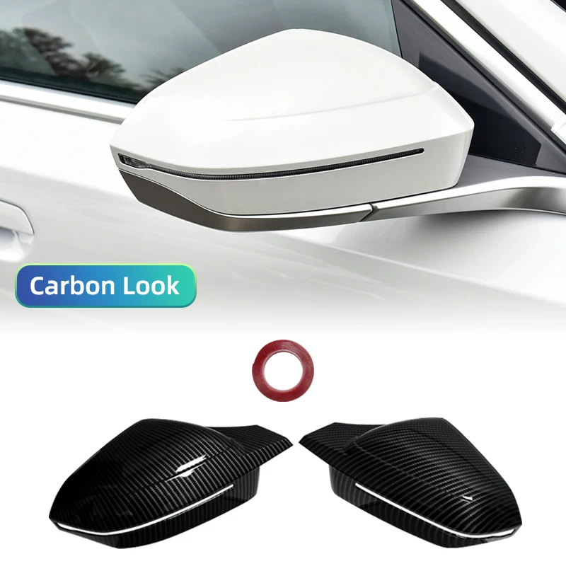 Sleek Black M Look Rearview Mirror Cap Wing Side Cover