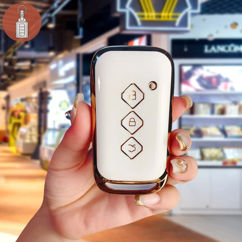 Защитный чехол для ключа из ТПУ, чехол для Брелока Для Baojun 510 730 360 560 530, аксессуары для автостайлинга Wuling Hongguang S