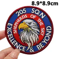 British Air Force Embroidery Patches with Hook and Loop Backing – Perfect for Backpacks & Clothing Accessories | Military Tactical Patches - Image 2