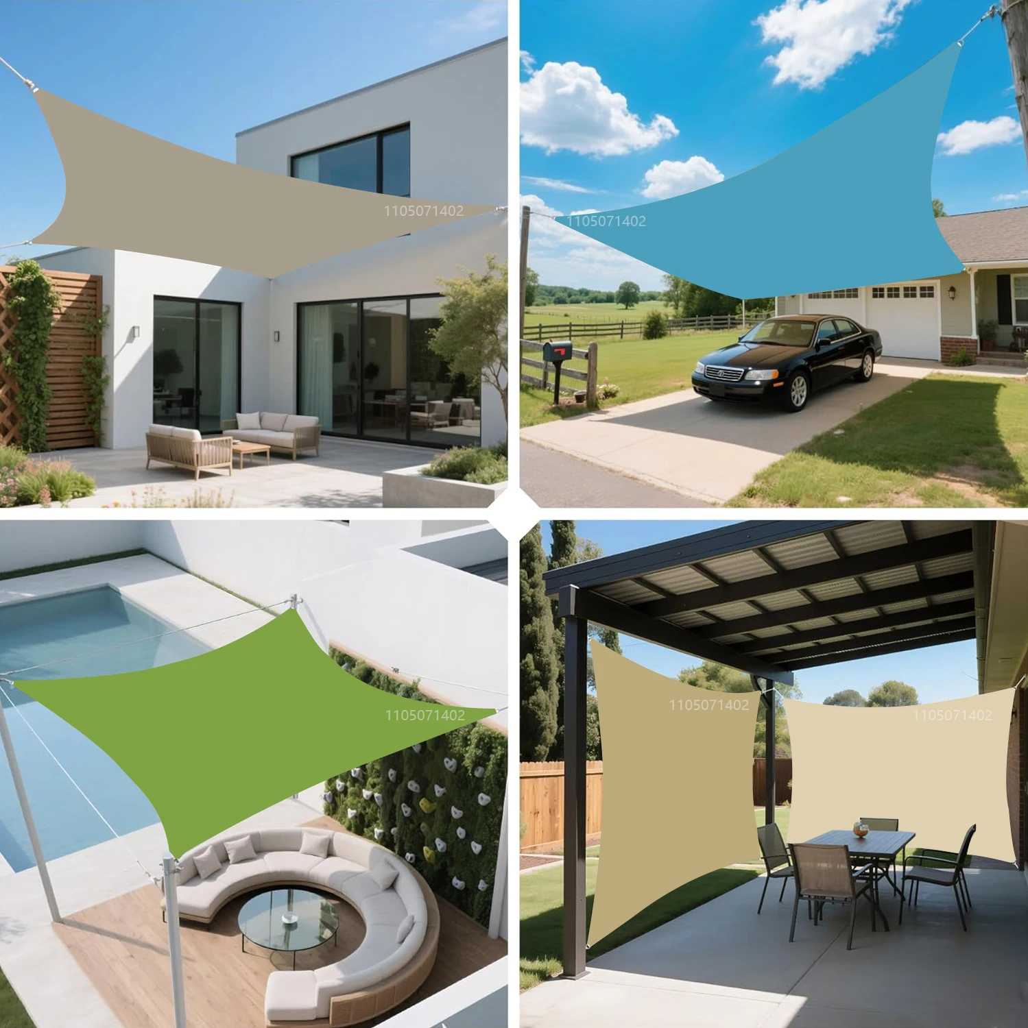 Waterproof Sun Shade Sail 5