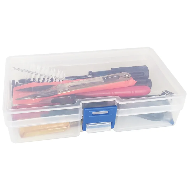 Tool Suit Overlock Plate Presser Foot Screw Flat Lock Machine Upper Needle Screwdriver Wrench Tweezers Brush