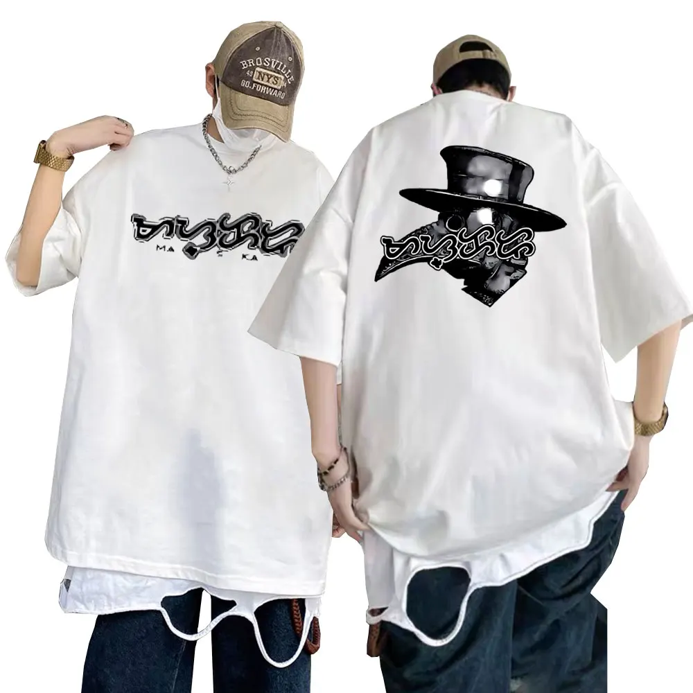 

90s Vintage Anime Death Note Hellsing Graphic T-shirts Male Hip Hop Loose T Shirt Short Sleeve Men's Manga Cotton Oversized Tees