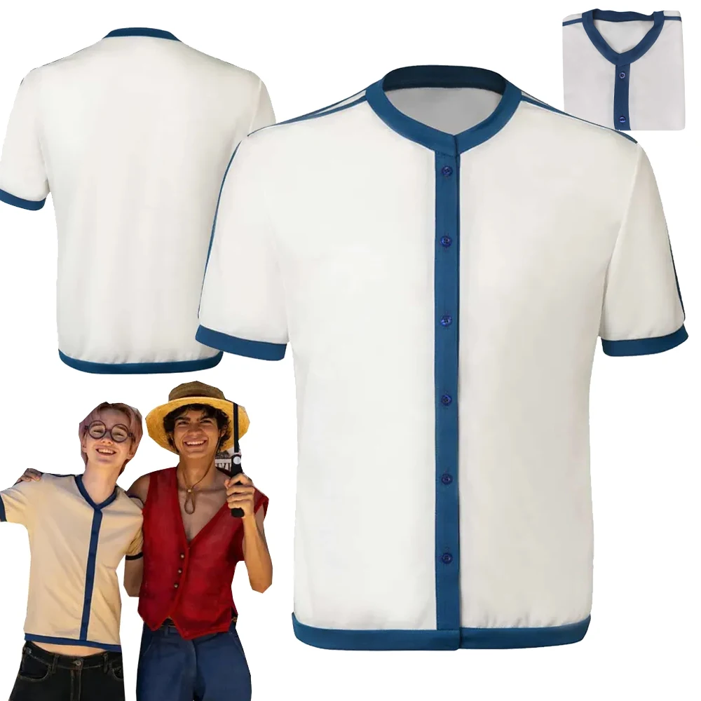

Coby T-shirt Short Sleeve Cosplay Costume Summer Live Action TV Disguise Outfits Halloween Carnival Party Role Suit