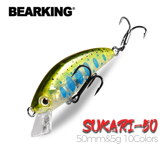 BEARKING 50mm 5g sinking Hot Fishing Lure Trout Mini minnow